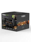 Tower Graphite 8L Dual Basket Air Fryer, imported from the UK