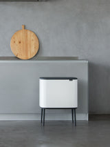 Next Brabantia White Bo Touch Kitchen Bin 11 + 23L- Buy online at McGrocer
