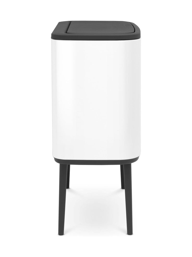 Brabantia White Bo Touch Bin 11 + 23L - British product