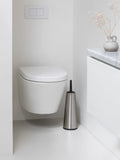 Brabantia Matt Steel ReNew toilet brush and holder 42cm - British product
