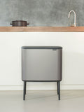 Brabantia Bo Touch Bin 3x11L recycling bin, imported from the UK