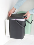 Brabantia Sort & Go built-in bin 2x12L, imported from the UK
