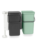 Brabantia Sort & Go built-in bin 2x12L, imported from the UK