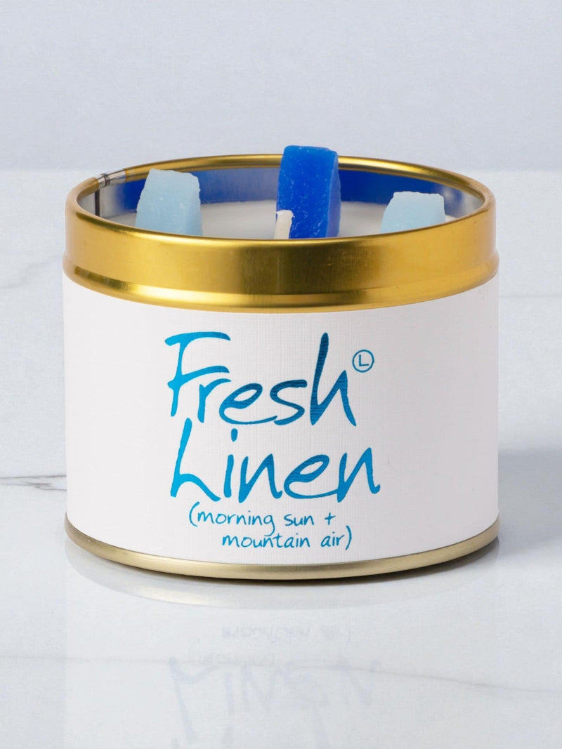 Lily-Flame fresh scented tin candle 230g (British brand)
