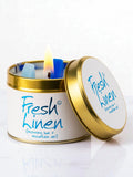 Lily-Flame fresh scented tin candle 230g (British brand)