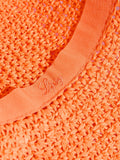 Lipsy orange straw look bucket hat, UK version