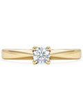 The Diamond Store Naomi 0.25ct lab diamond solitaire ring, UK version