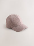Chocolate brown jersey marl baseball cap for children, UK version