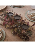 Lights4fun Autumn Winter Trio Candle Holder 70cm - British product