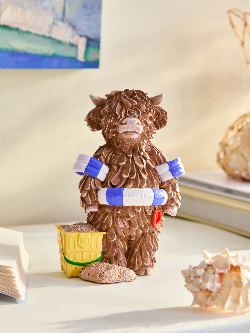 Hamish the Highland Cow limited edition beach ornament - British product