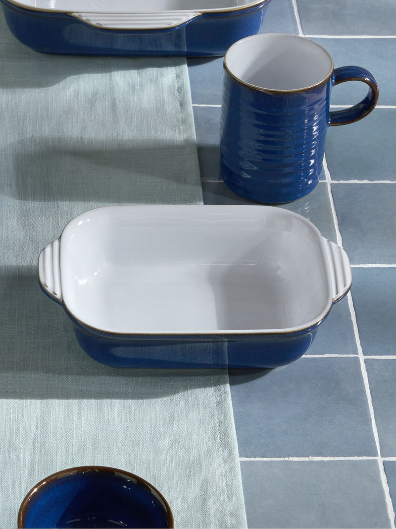 Denby Imperial Blue Small Rectangular Oven Dish