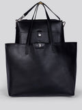 U.S. Polo Assn black reversible shopping bag with matching pouch (British brand)