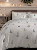 Copenhagen Home Grey Frida Christmas duvet cover set Single - British product