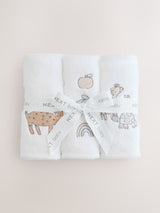 Next 3 Pack Safari Animals Face Cloths- Buy online at McGrocer