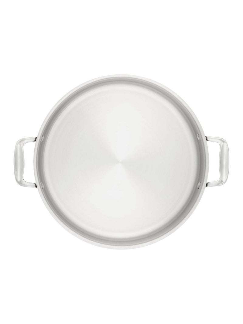 Stellar Polished Steel Profile Uncoated Shallow Caserol Pan