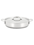 Stellar Polished Steel Profile Uncoated Shallow Caserol Pan