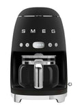 Smeg Black 50s Style 1.4L Drip Coffee Machine