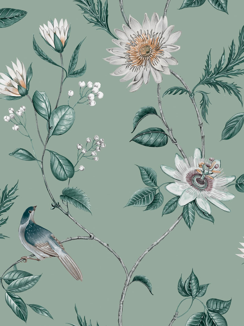 Graham & Brown Sage Nuit wallpaper 10m (British brand)