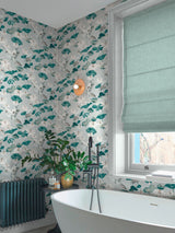 Next Graham & Brown Sea Green Teien Wallpaper 10M- Buy online at McGrocer