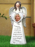 PMC personalised photo upload memorial angel ornament 23cm, imported from the UK