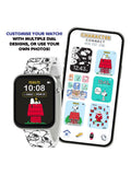 Peers Hardy Peanuts Snoopy smart watch white strap, UK version