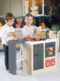 Smoby Kitchen Island toy kitchen with 23 accessories - British product