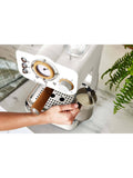 Swan Nordic espresso coffee machine with milk frother, imported from the UK