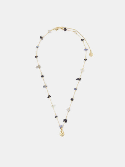 Next Accessorize Gold 14ct Gold-Plated Pendant Nugget Stone Station Jewellery Necklace- Buy online at McGrocer
