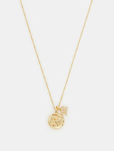 Next Accessorize Gold 14ct Gold-Plated Zodiac Charm Necklace- Buy online at McGrocer