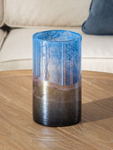 Next Voyage Maison Cobalt Dwalin Hand-Blown Glass Vase 22x12x12cm- Buy online at McGrocer