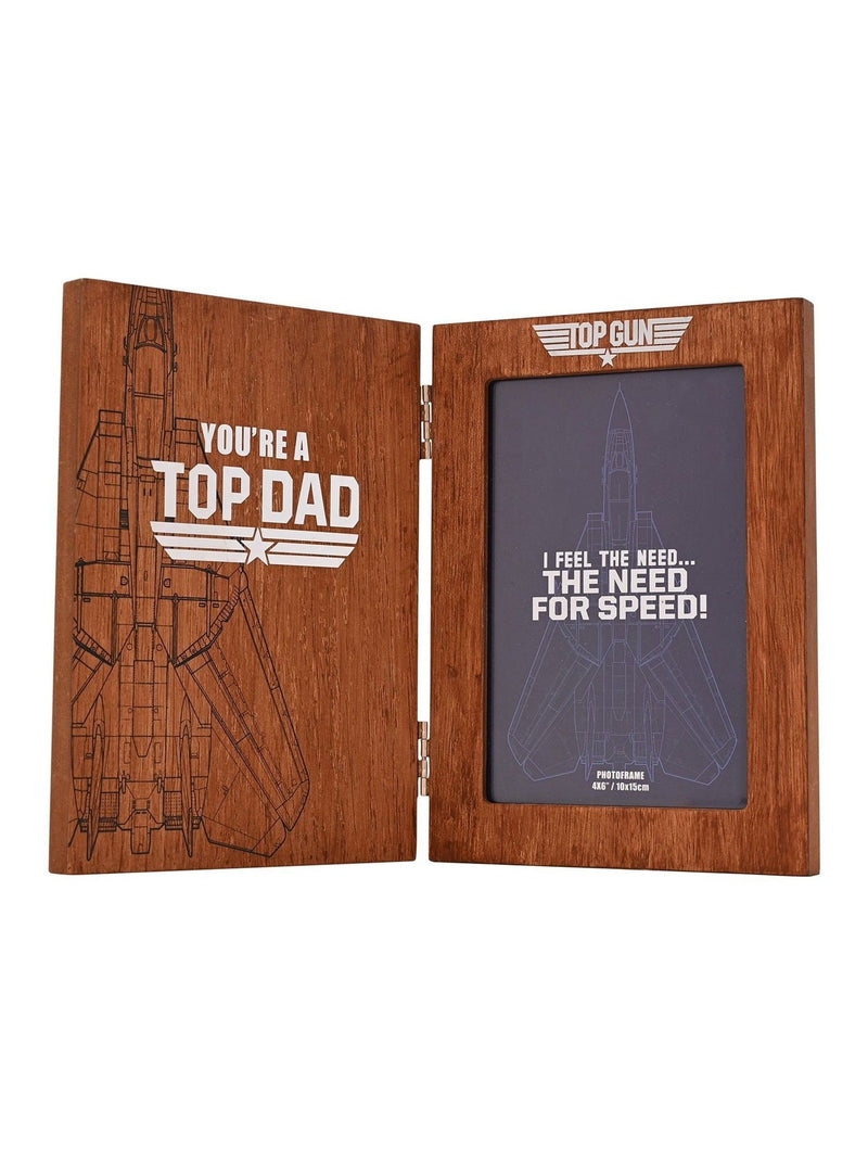 Widdop Brown Top Gun Top Dad photo frame 28cm x 26.5cm (British brand)