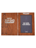 Widdop Brown Top Gun Top Dad photo frame 28cm x 26.5cm (British brand)