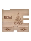 Widdop Brown Top Gun desk tidy 22x26x22cm (British brand)