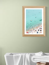 East End Prints Oak Beach Scene Veggkunsttrykk av Sisi og Seb