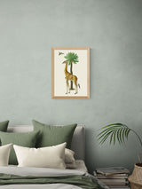 Next East End Prints Oak Giraffe and Bird Wall Art Print by Natural History Museum- Buy online at McGrocer