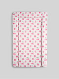 JoJo Maman Bébé White Strawberry changing mat 70x50cm (British brand)