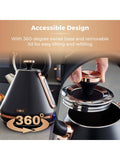Tower Black Rose Gold Cavaletto Pyramid Kettle 1.7L (British brand)