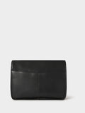 Osprey London Compass black leather saddle bag (British brand)