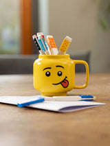 Next Lego Bright Yellow Small Silly Minifigure Head Mug 255ml- Buy online at McGrocer