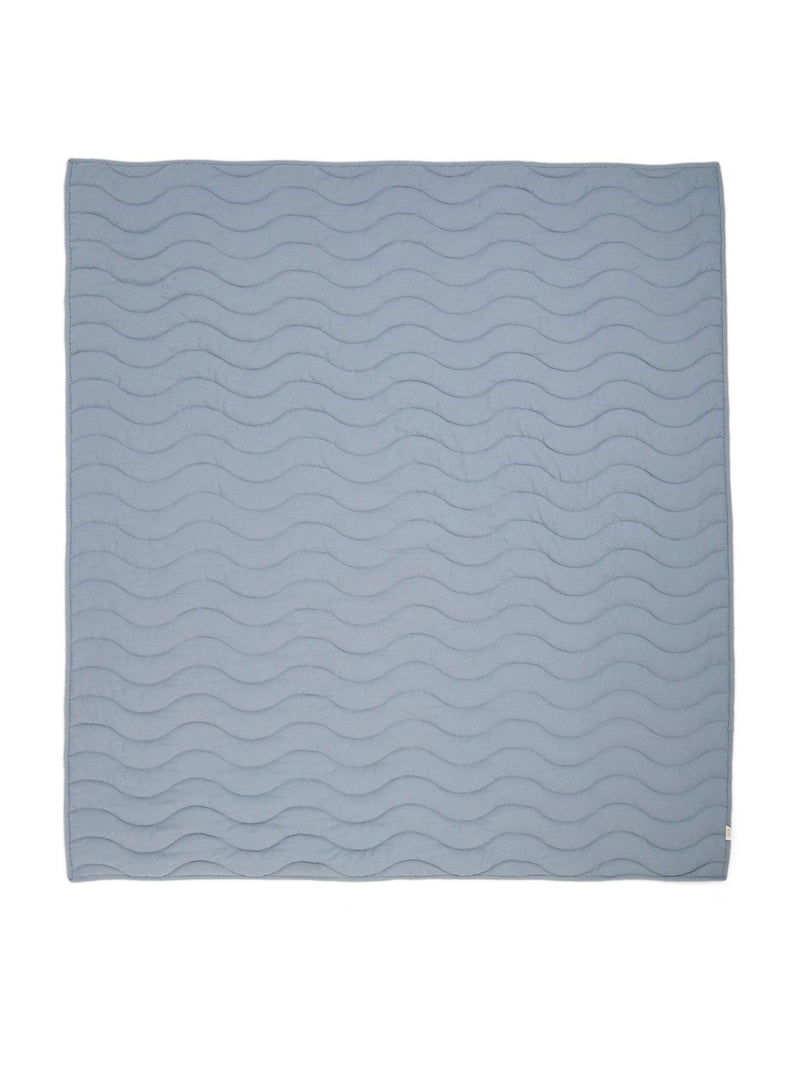 Mamas & Papas blue wildflower 3 tog cot quilt, imported from the UK