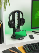 Next Xbox Black Desk Headphone Stand with RGB Light - 30cm- Buy online at McGrocer