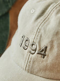 Made Yours natural cap with birth year embroidery, UK version