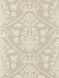 Sanderson Highgrove Damask wallpaper sample A4 (British brand)