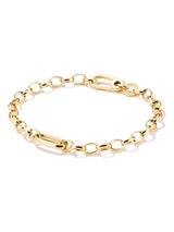Next Thomas Sabo Gold Tone Charm Connect Link Bracelet 19cm- Buy online at McGrocer