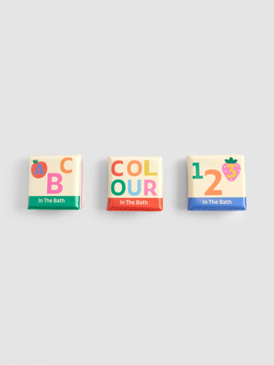 Next JoJo Maman Bébé Set of 3 ABC, 123 & Colour Mini Bath Books- Buy online at McGrocer