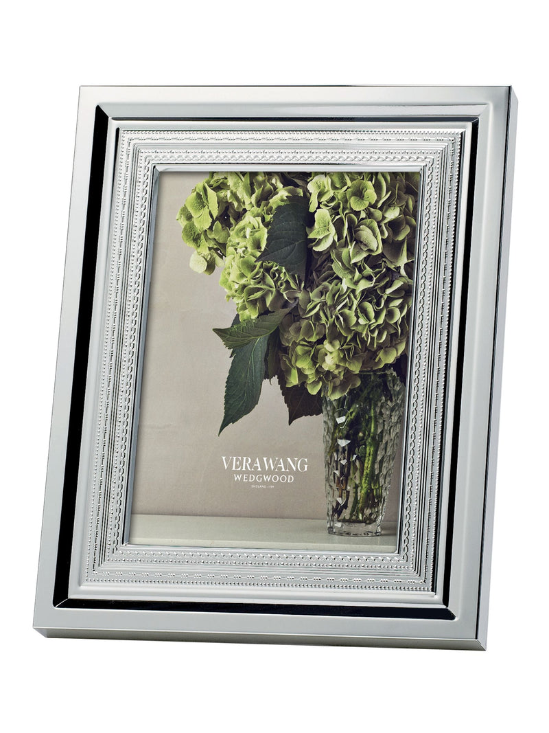 Wedgwood Vera Wang picture frame silver 8x10in, UK version