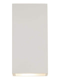 Searchlight white square plaster wall light - British product