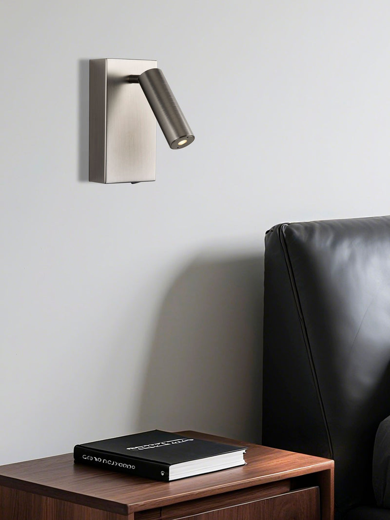 Searchlight Alice LED wall light satin nickel - British product