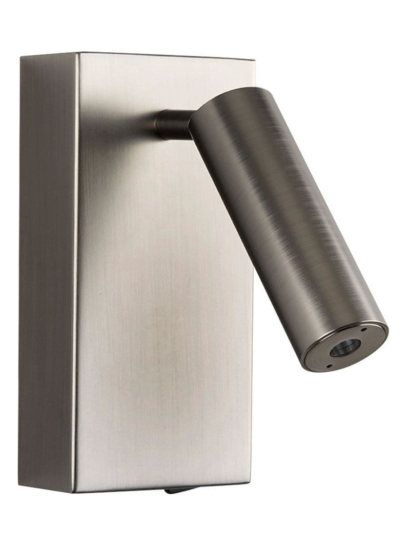 Searchlight Alice LED wall light satin nickel - British product