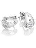 Hot Diamonds silver Spritz Topaz earrings 9mm x 12mm - British product